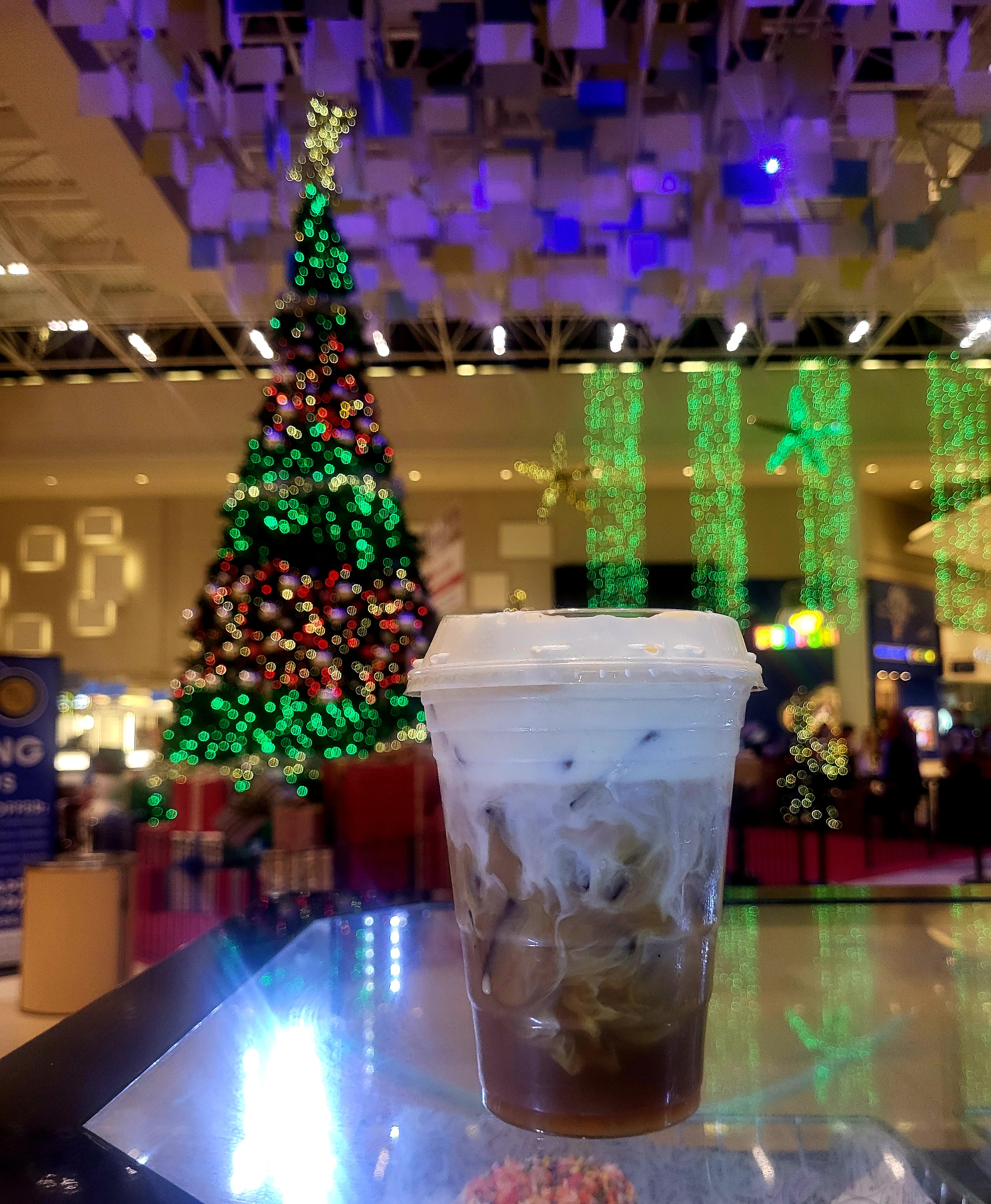 Iced coffee at Xmas